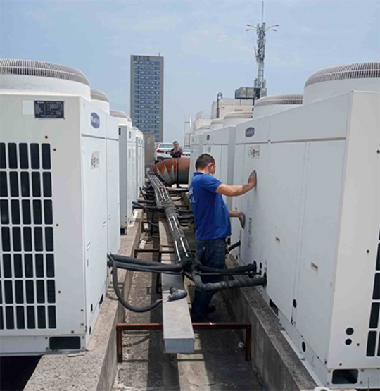 红花岗中央空调制热和不制冷系统维修方法